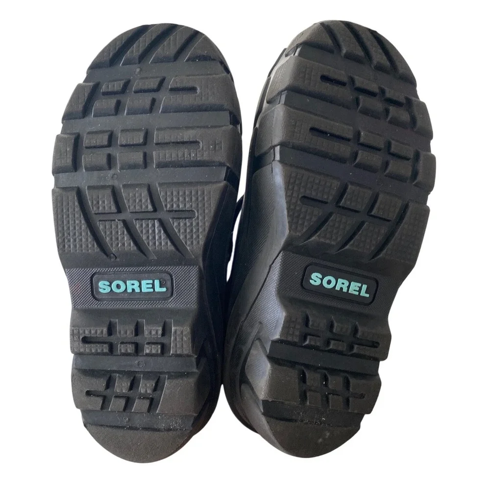 Sorel Kids Snow Commander Purple Blue Waterproof Winter Boots NC1885-546 Size 13